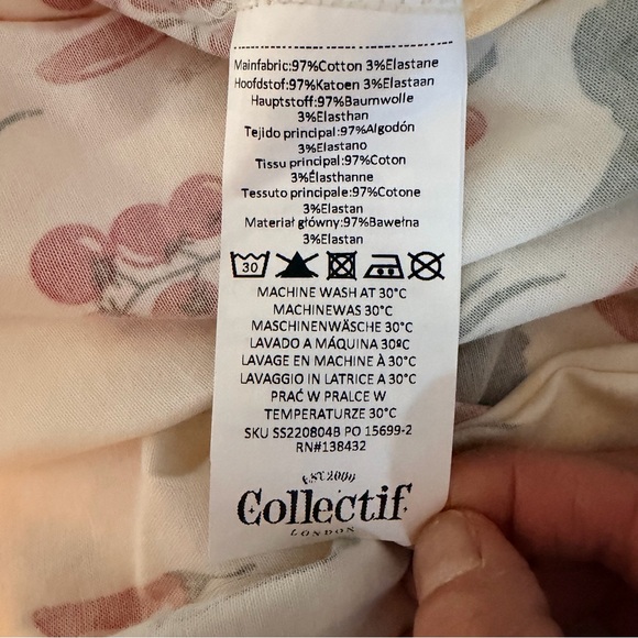 Modcloth Collectif Summer Vegetable Garden Print Fit Flare, Swing Skirt Dress,16 - Picture 9 of 16